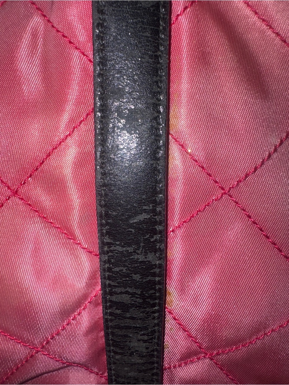 Prada pink quilted Tessuto nylon travel duffel/large tote bag AUTHENTIC🚨 AS IS - Picture 6 of 10